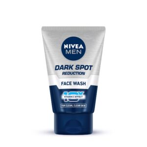 NIVEA MEN Dark Spot Reduction Face Wash 100 g | With Ginko and Ginseng Extracts for Clean, Healthy & Clear Skin in Summer | 10 X Vitamin C Effect for Radiant Skin |For Dark Spot Reduction