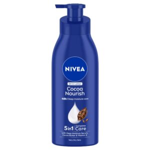 Nivea Body Lotion For Very Dry Skin, Cocoa Nourish, With Coconut Oil & Cocoa Butter, For Men & Women, 400 ml