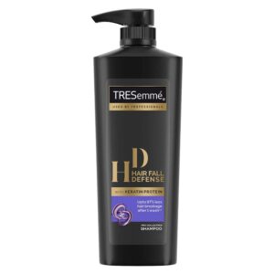 Tresemme Hair Fall Defence, Shampoo, 580ml, for Strong Hair, with Keratin Protein, Prevents Hairfall due to Breakage, Nourishes Dry Hair & Frizz, for Men & Women