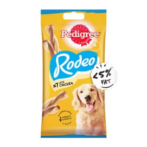 Pedigree Rodeo Adult Dog Treat, Chicken - 123 g Pack (7 Treats)