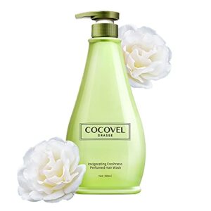 product-grid-gallery-item COCOVEL Invigorating Freshness Perfumed Shampoo with Panax Ginseng Root Extract, Camellia Oleifera Seed Oil, Abundant Vitamin- Long-Lasting Fragrance Hair Wash, Deep Moisturizing Hair, 380ML